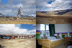 12 Prayer Flags On Tong La, Lalung La, Jerome Ryan Resting At Everest Snow Leopard Guest House In Tingri